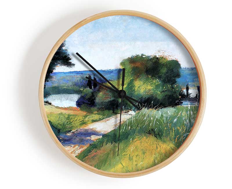 Lesser Ury Sea And Landscape Clock - Wallart-Direct UK