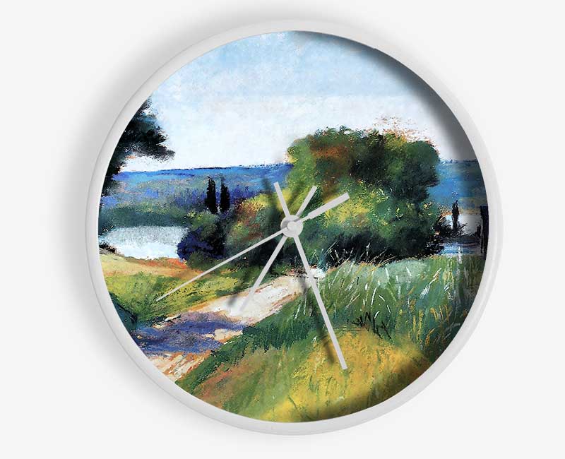 Lesser Ury Sea And Landscape Clock - Wallart-Direct UK