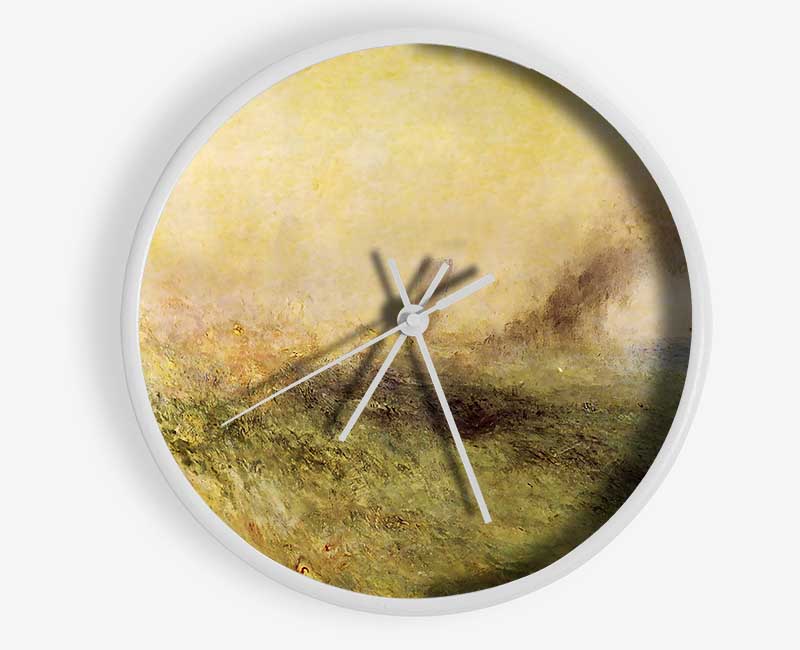 Joseph Mallord Turner Seascape Folkestone Clock - Wallart-Direct UK