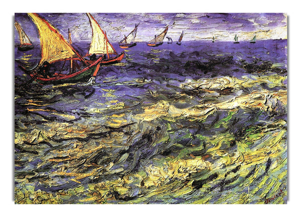 Seelandschaft bei Saintes Maries von Van Gogh