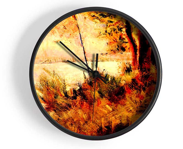 Seurat Seated Slope Clock - Wallart-Direct UK