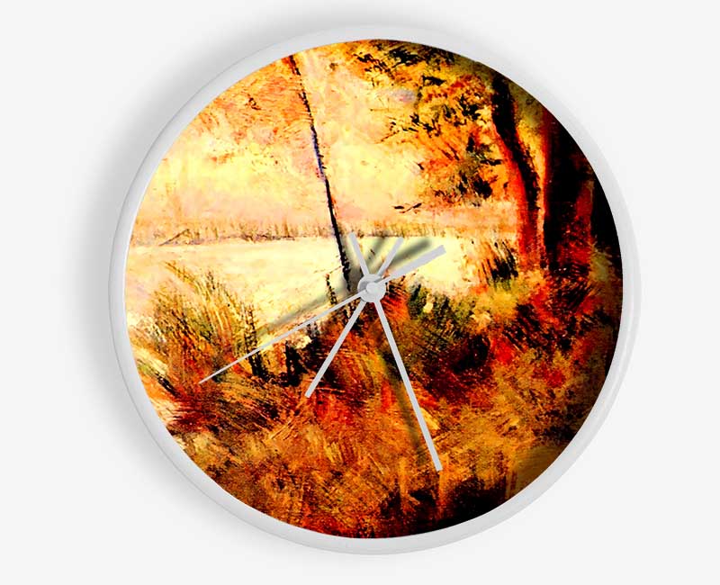 Seurat Seated Slope Clock - Wallart-Direct UK