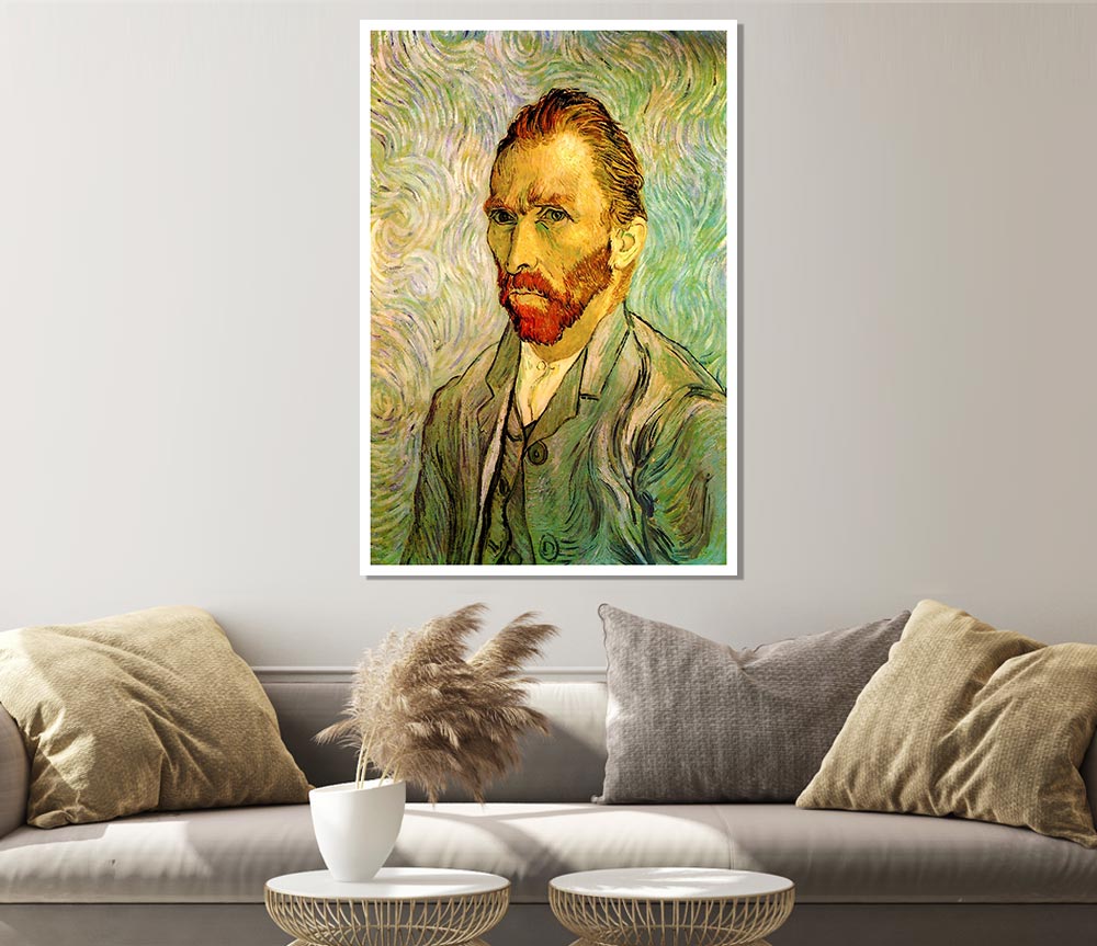 Van Gogh Self Portrait 2 Print Poster Wall Art