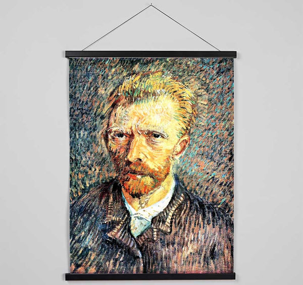 Van Gogh Self Portrait In Brown Shirt Hanging Poster - Wallart-Direct UK