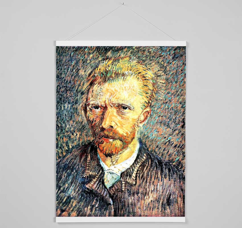 Van Gogh Self Portrait In Brown Shirt Hanging Poster - Wallart-Direct UK