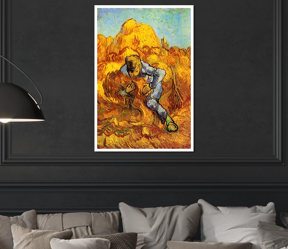 Van Gogh Sheaf Binder Print Poster Wall Art