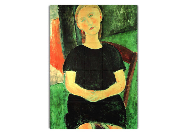 Sitting Girl By Modigliani