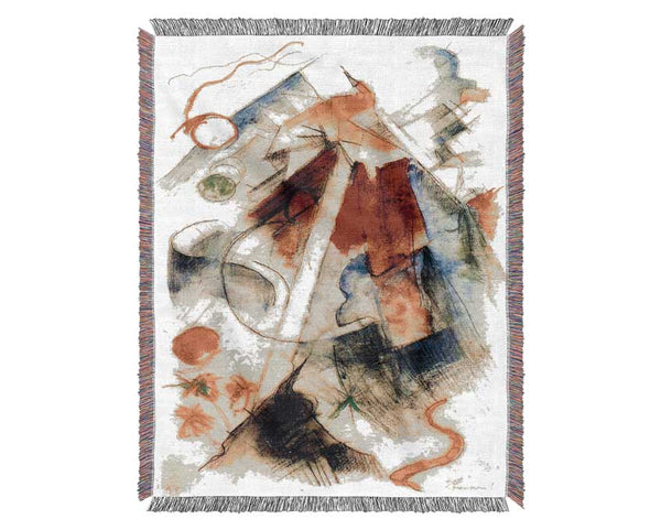 Franz Marc Sketch Of The Brenner Road 1 Woven Blanket