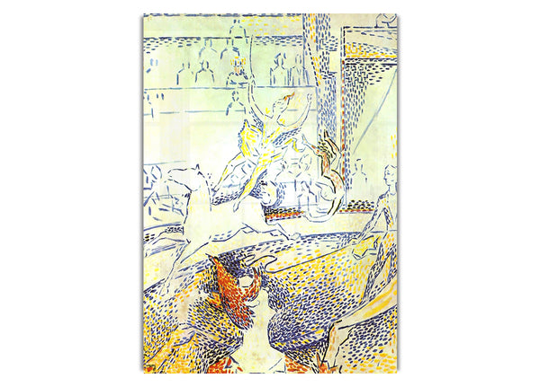 Sketch Of The Circus By Seurat