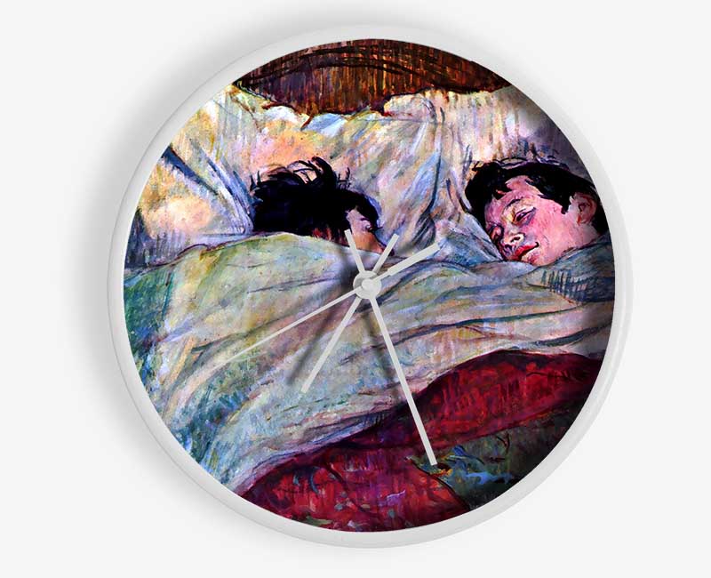 Toulouse Lautrec Sleeping Clock - Wallart-Direct UK