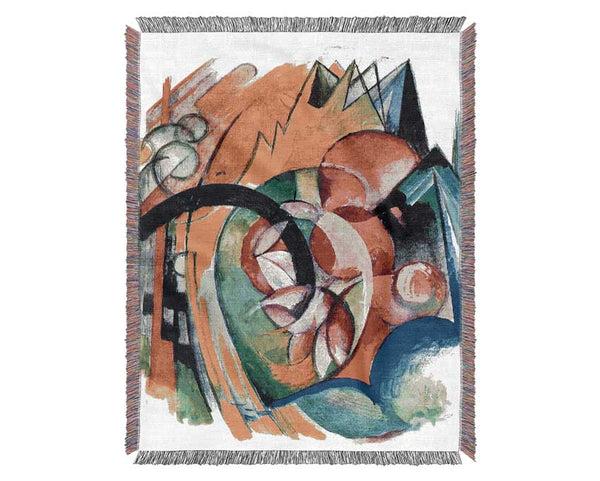 Franz Marc Small Composition 2 Woven Blanket