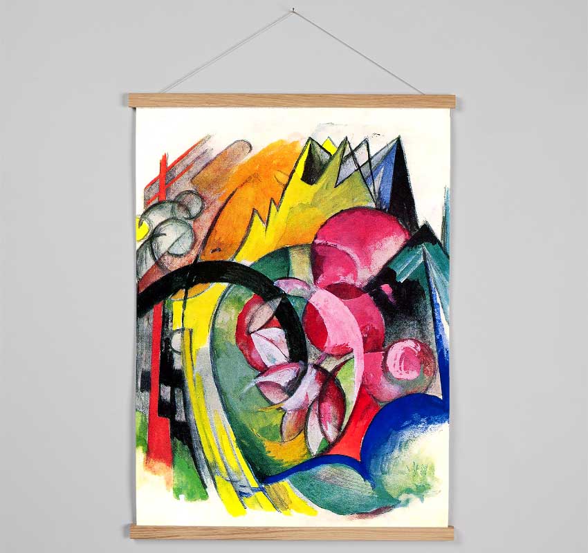 Franz Marc Small Composition 2 Hanging Poster - Wallart-Direct UK