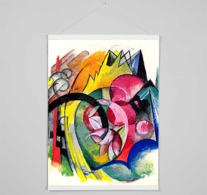 Franz Marc Small Composition 2 Hanging Poster - Wallart-Direct UK