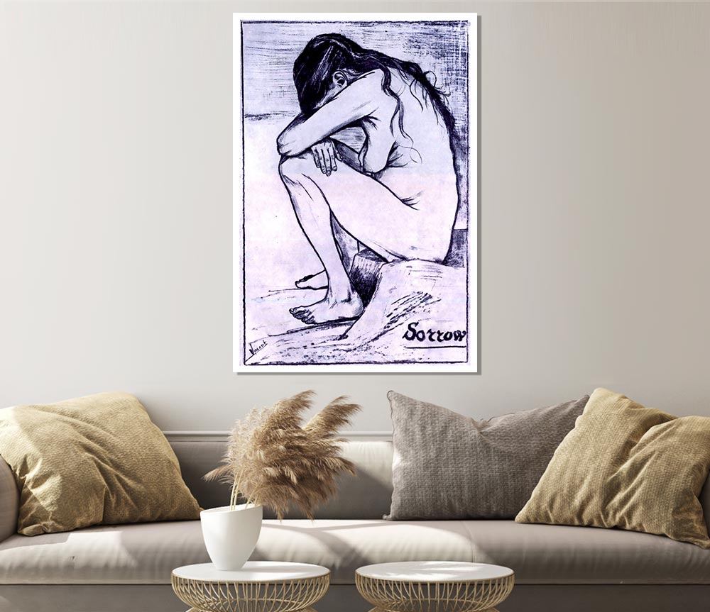 Van Gogh Sorrow Print Poster Wall Art