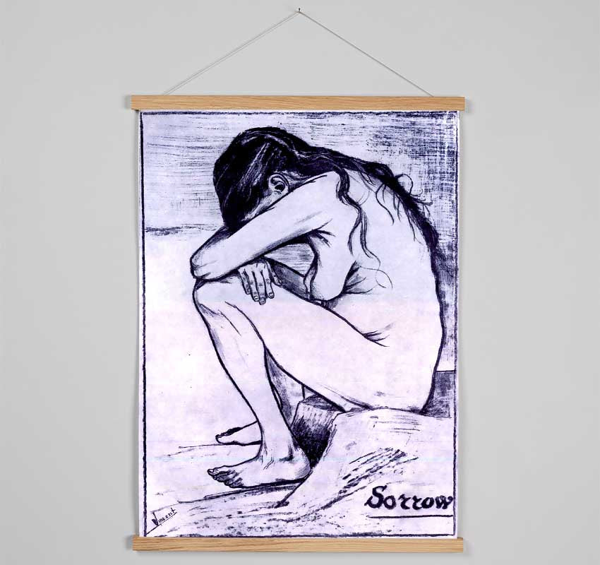 Van Gogh Sorrow Hanging Poster - Wallart-Direct UK