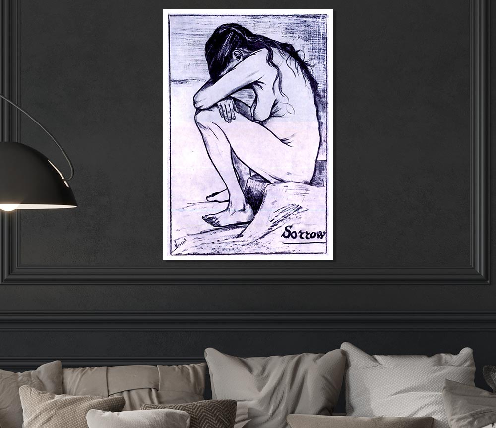 Van Gogh Sorrow Print Poster Wall Art