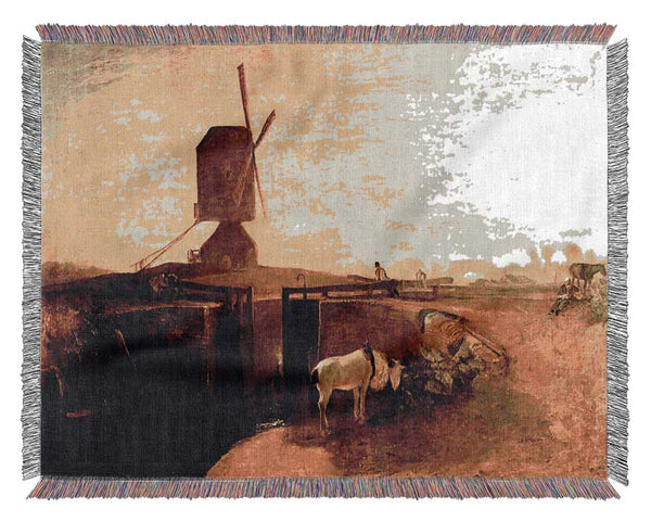 Joseph Mallord Turner Southall Mill Woven Blanket