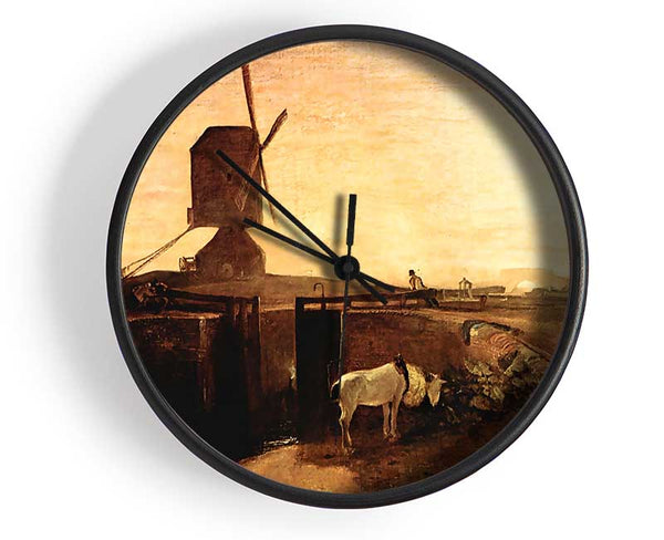 Joseph Mallord Turner Southall Mill Clock - Wallart-Direct UK