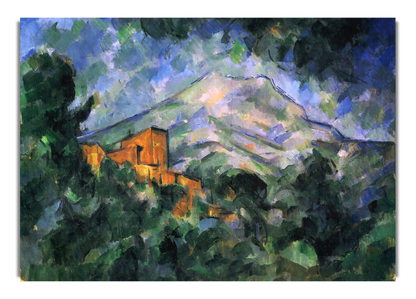 St. Victoire And Chateau Noir By Cezanne Art Classic