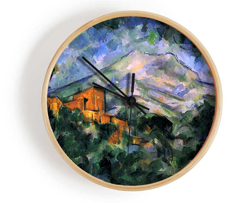 Cezanne St Victoire And Chateau Noir Clock - Wallart-Direct UK