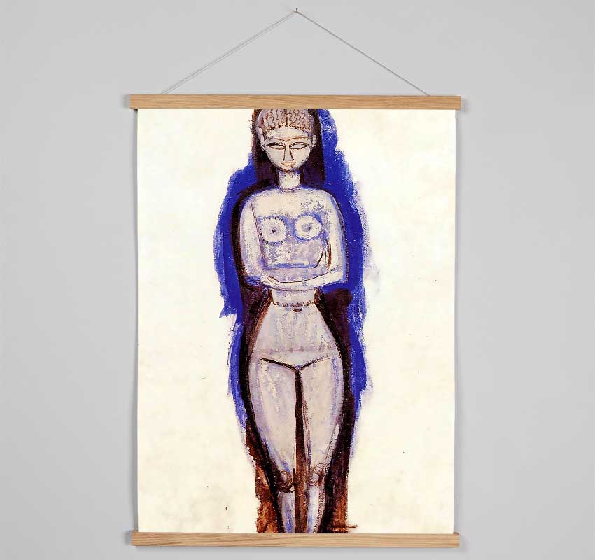 Modigliani Standing Nude Hanging Poster - Wallart-Direct UK