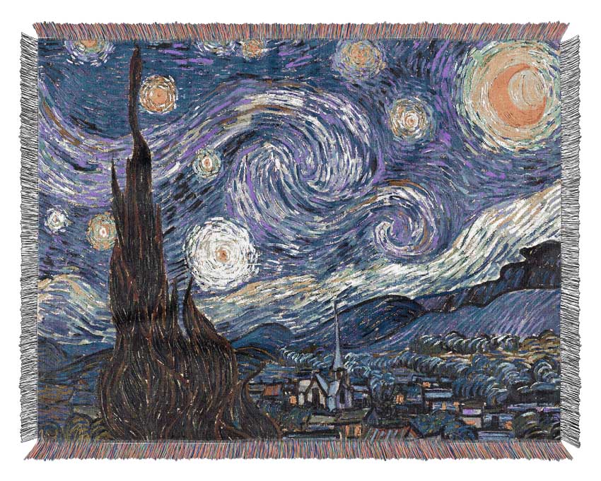 Starry Night Woven Blanket