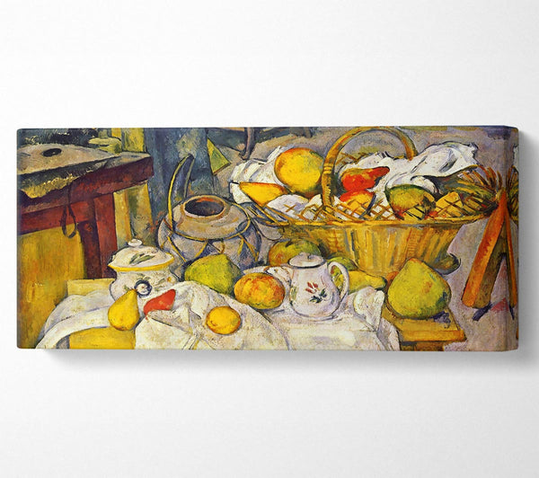 Cezanne Still Life With Fruit Basket