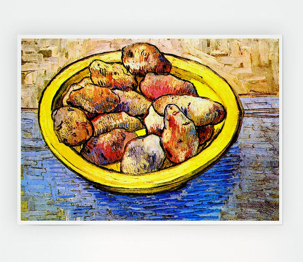 Van Gogh Still Life With Potatoes Print Poster Wall Art