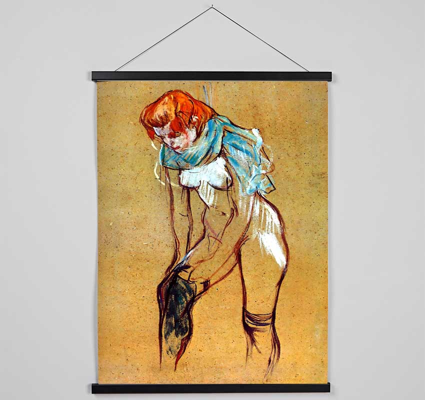 Toulouse Lautrec Stockings Hanging Poster - Wallart-Direct UK