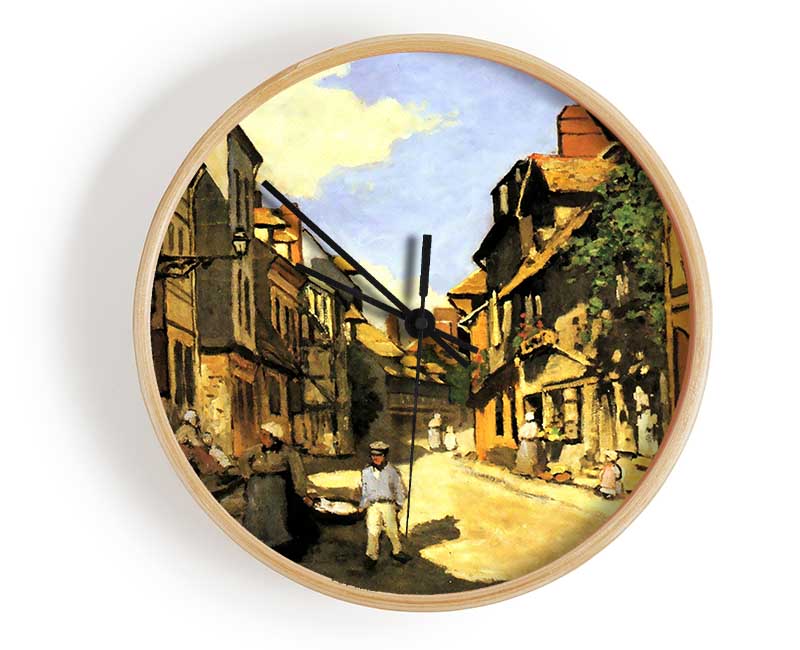 Monet Street Of Bavolle 2 Clock - Wallart-Direct UK