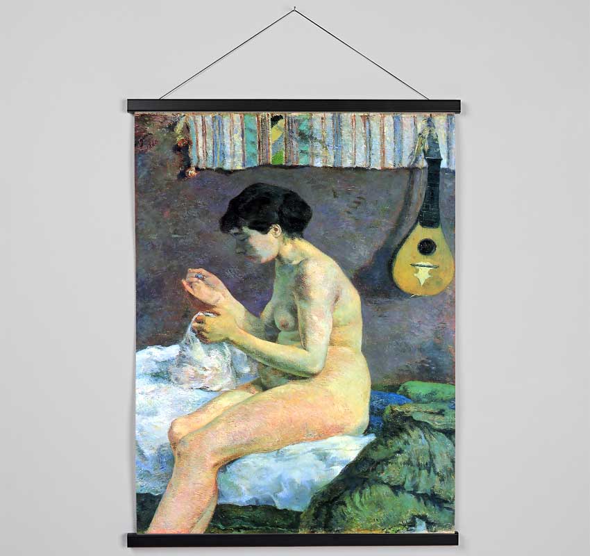 Gauguin Study Of A Nude Hanging Poster - Wallart-Direct UK