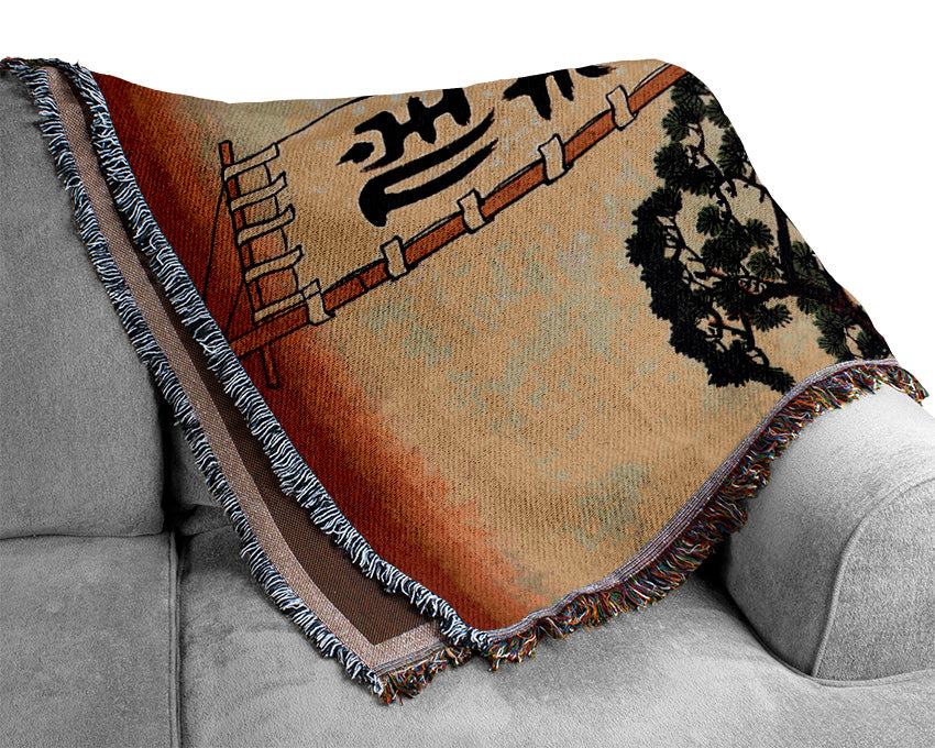 Hiroshige Sumiyoshi Festival Woven Blanket