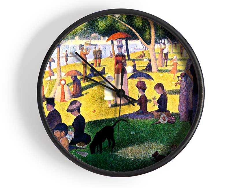 Seurat Sunday At La Grande Jatte Clock - Wallart-Direct UK