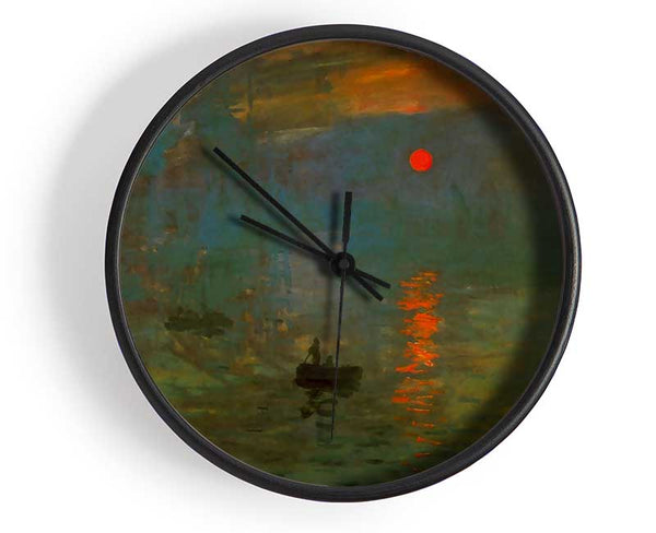 Monet Sunrise Clock - Wallart-Direct UK