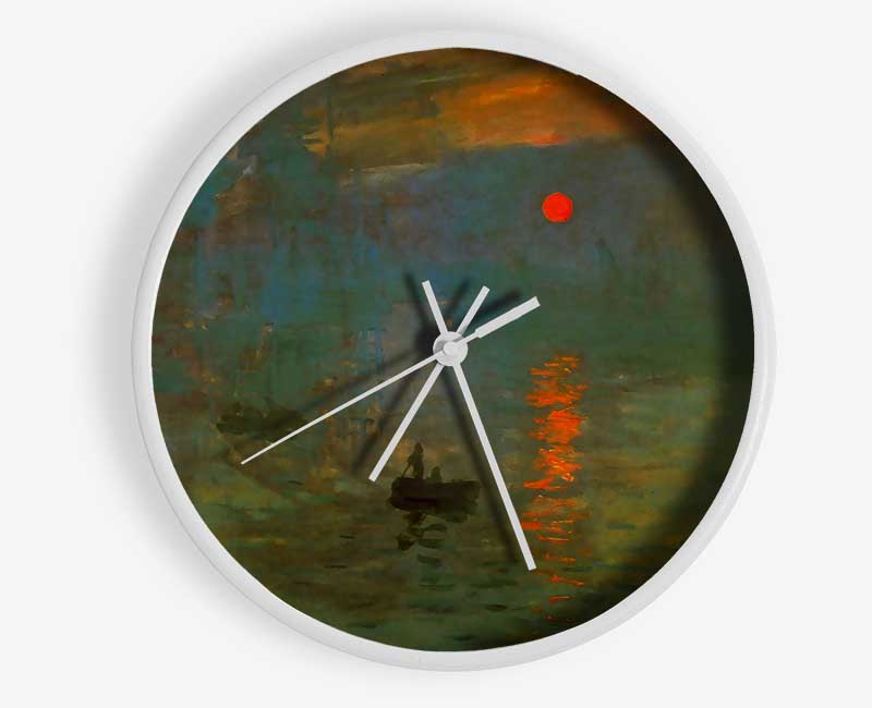 Monet Sunrise Clock - Wallart-Direct UK