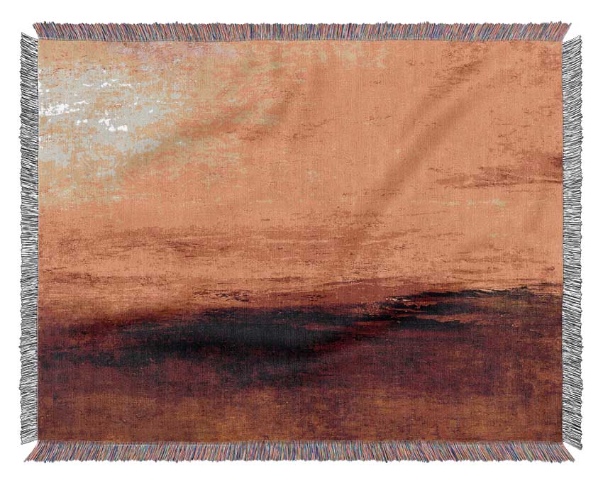 Joseph Mallord Turner Sunset Woven Blanket