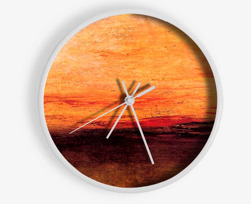 Joseph Mallord Turner Sunset Clock - Wallart-Direct UK