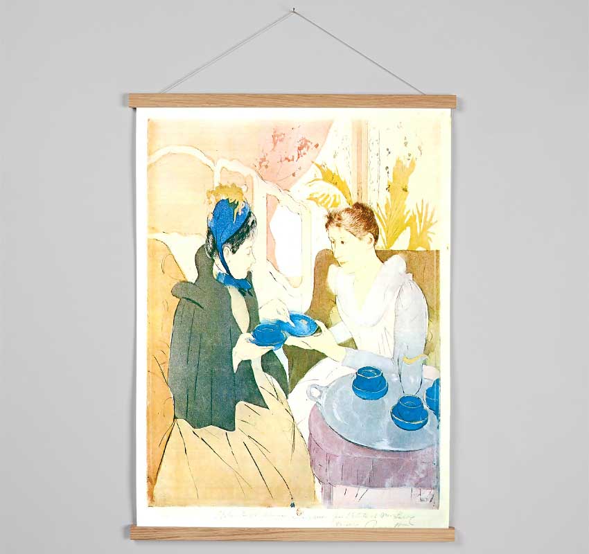 Cassatt Tea In The Afternoon Hanging Poster - Wallart-Direct UK