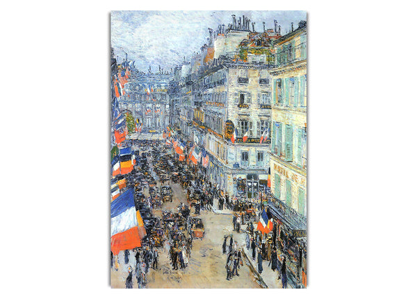 The 14Th July, Rue Daunou By Hassam