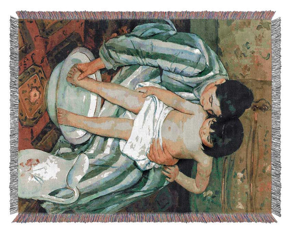 Cassatt The Bath Woven Blanket