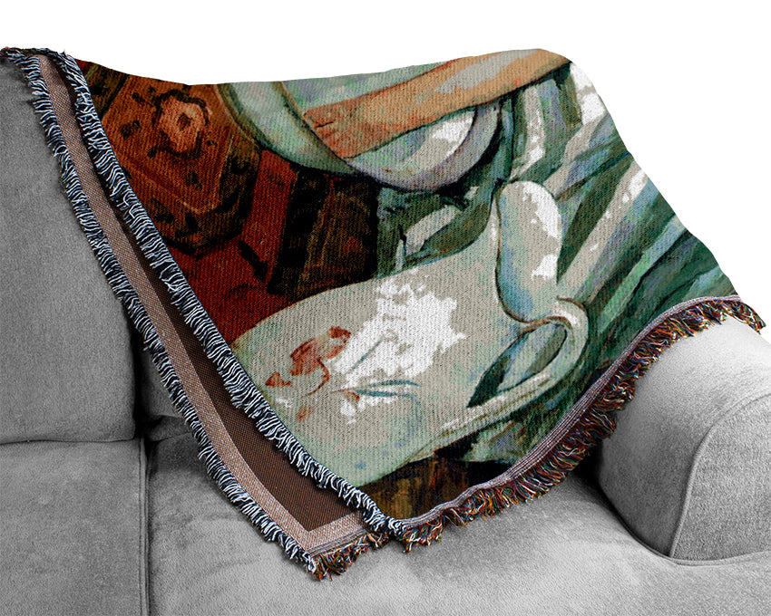 Cassatt The Bath Woven Blanket