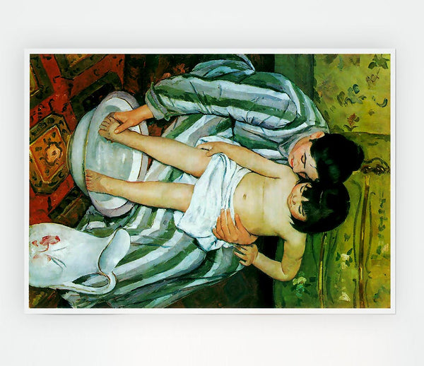 Cassatt The Bath Print Poster Wall Art