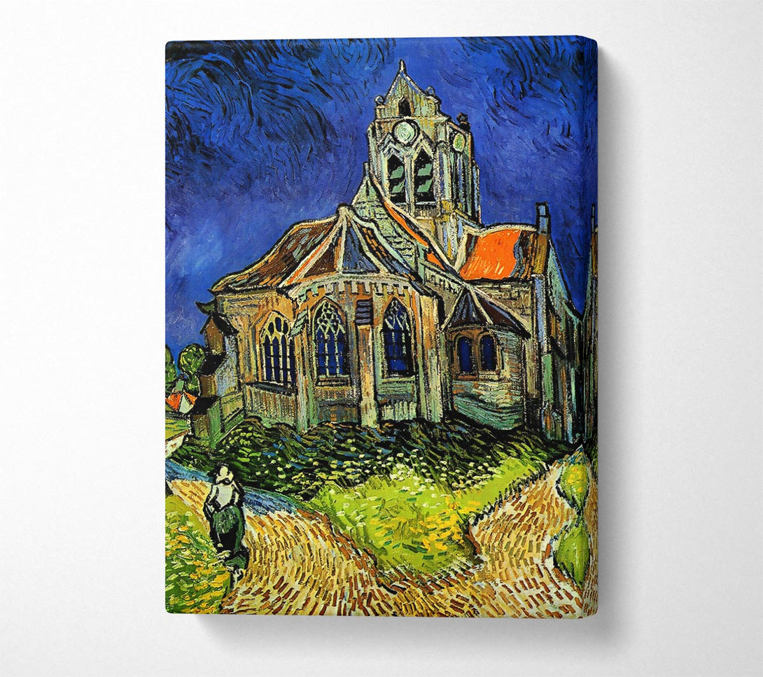 Picture of Van Gogh The Church At Auvers Canvas Print Wall Art