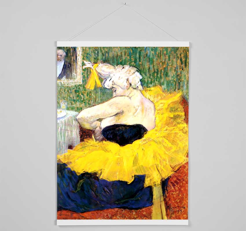 Toulouse Lautrec The Clowness Cha U Kao Hanging Poster - Wallart-Direct UK