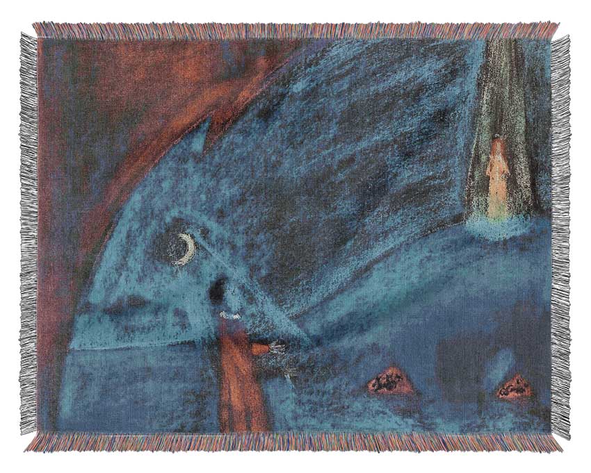 Walter Gramatte The Dreaming Boy 2 Woven Blanket