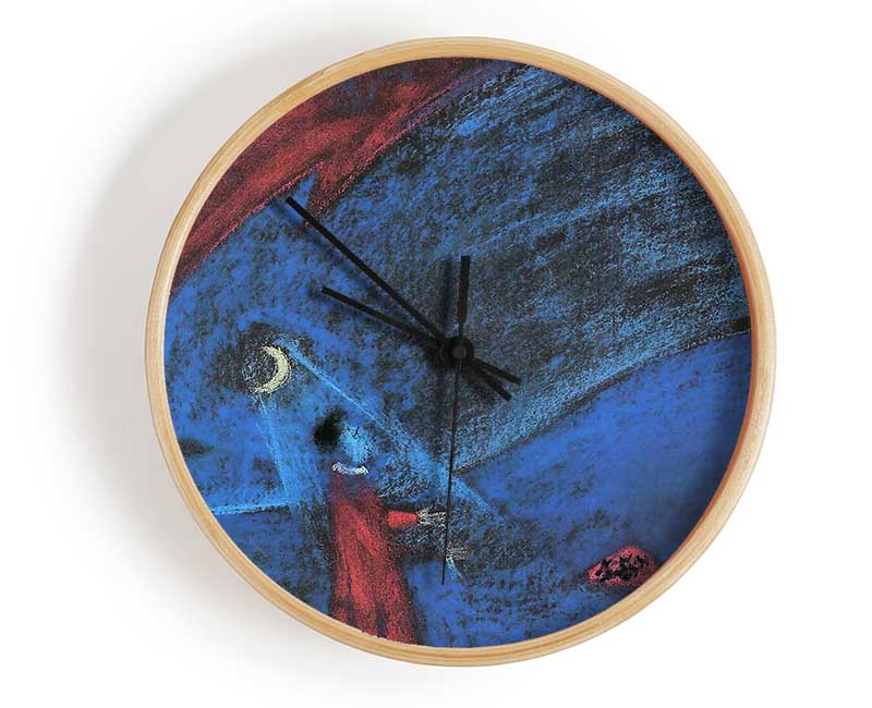 Walter Gramatte The Dreaming Boy 2 Clock - Wallart-Direct UK