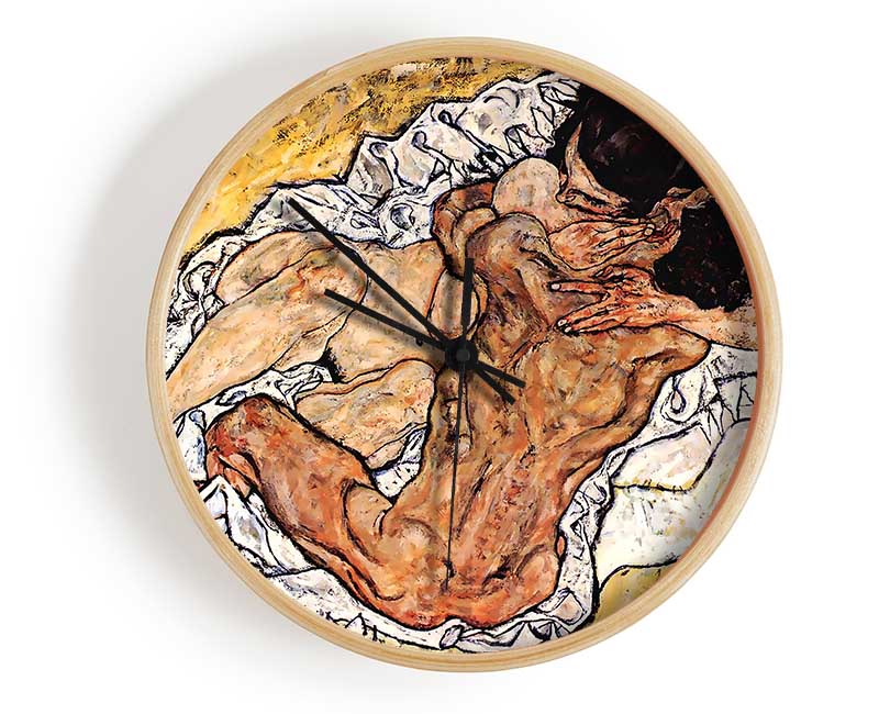 Schiele The Embrace Clock - Wallart-Direct UK