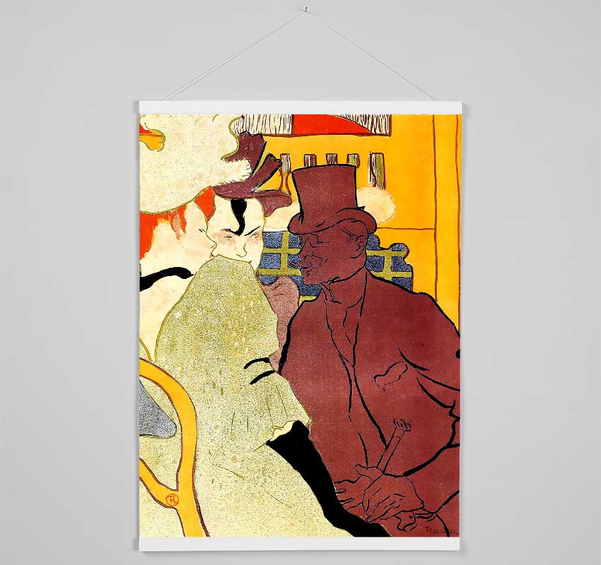 Toulouse Lautrec The English Man At The Moulin Rouge 2 Hanging Poster - Wallart-Direct UK