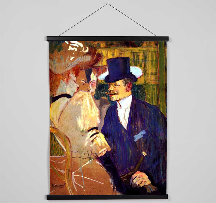 Toulouse Lautrec The English Man At The Moulin Rouge Hanging Poster - Wallart-Direct UK