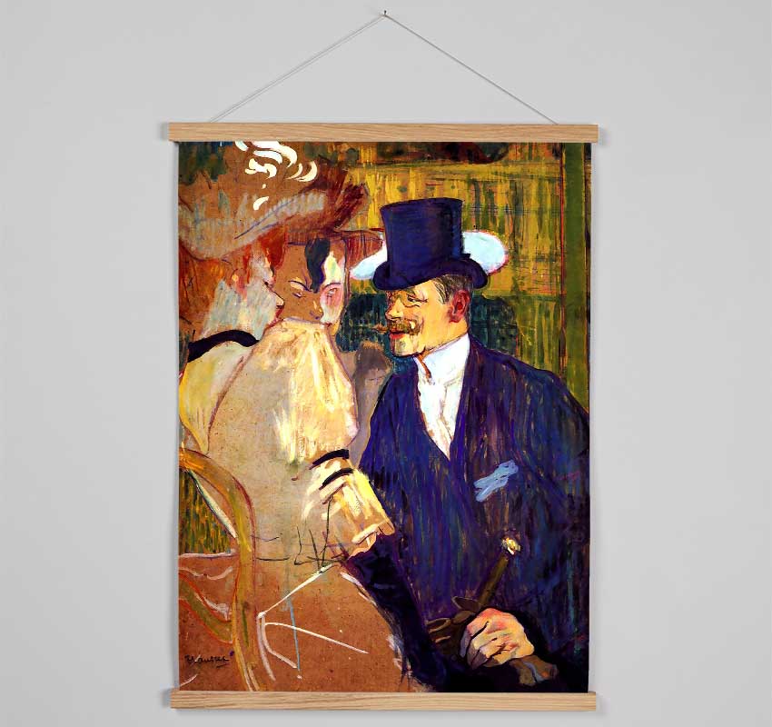 Toulouse Lautrec The English Man At The Moulin Rouge Hanging Poster - Wallart-Direct UK